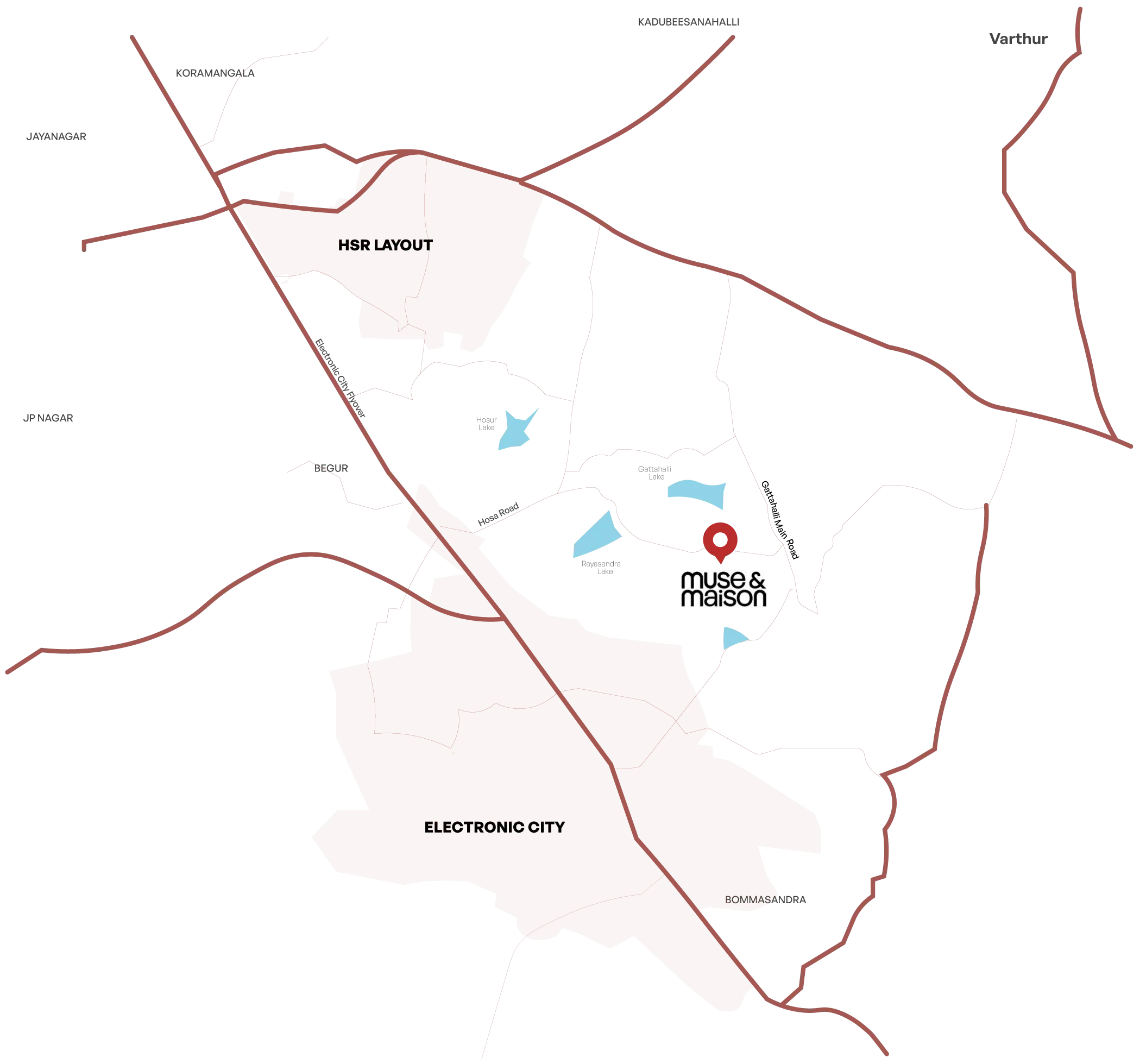 Location MapAssetz Muse and Maison location